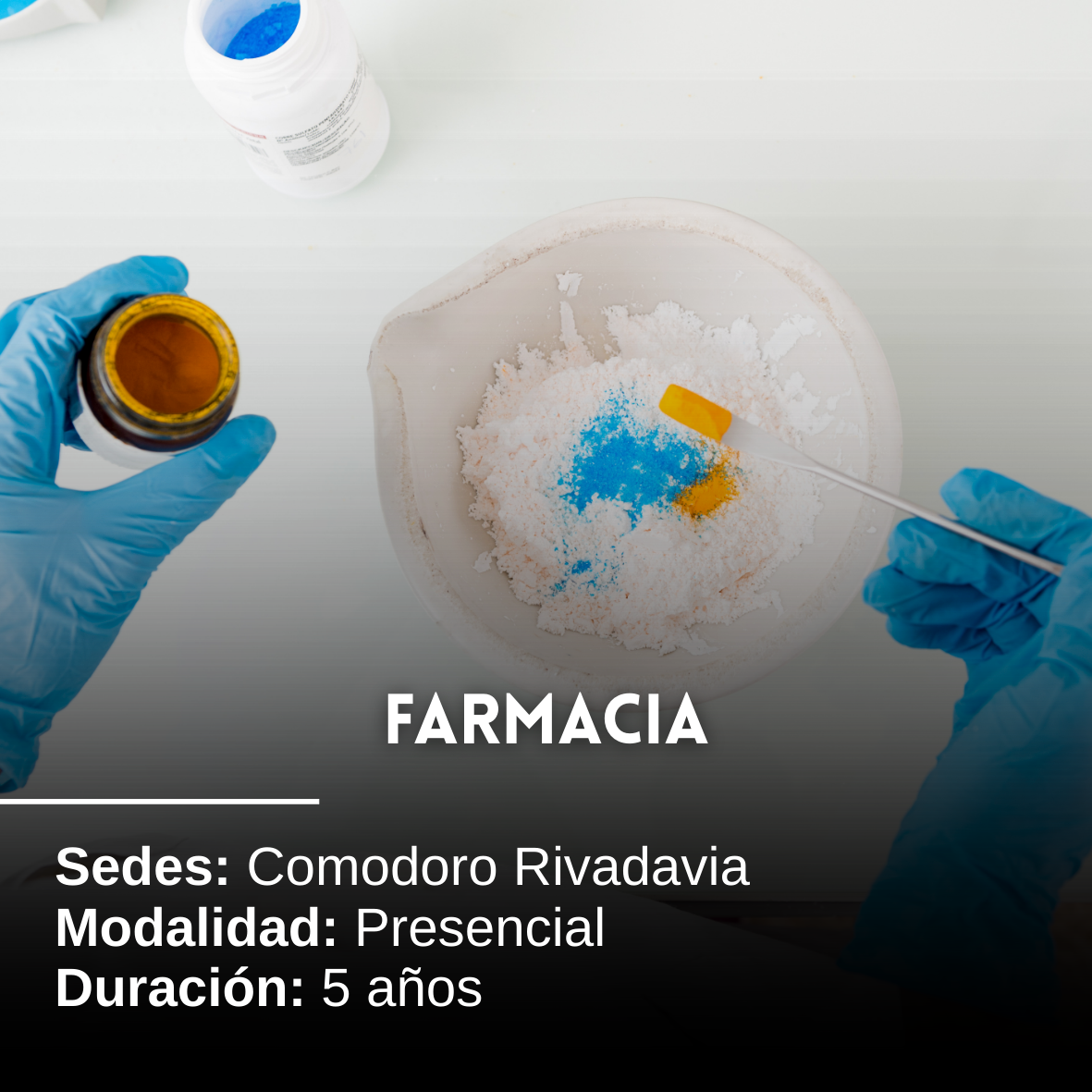 Farmacia: 5 años, Presencial, Comodoro Rivadavia
