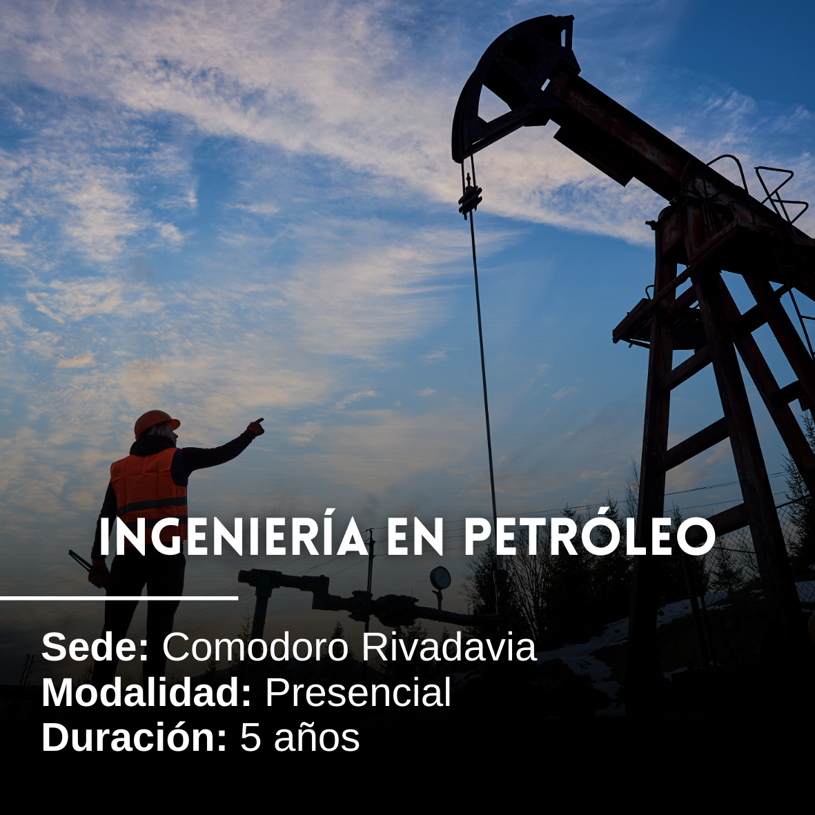 Ingeniería en Petróleo: 5 años, Presencial, Comodoro Rivadavia