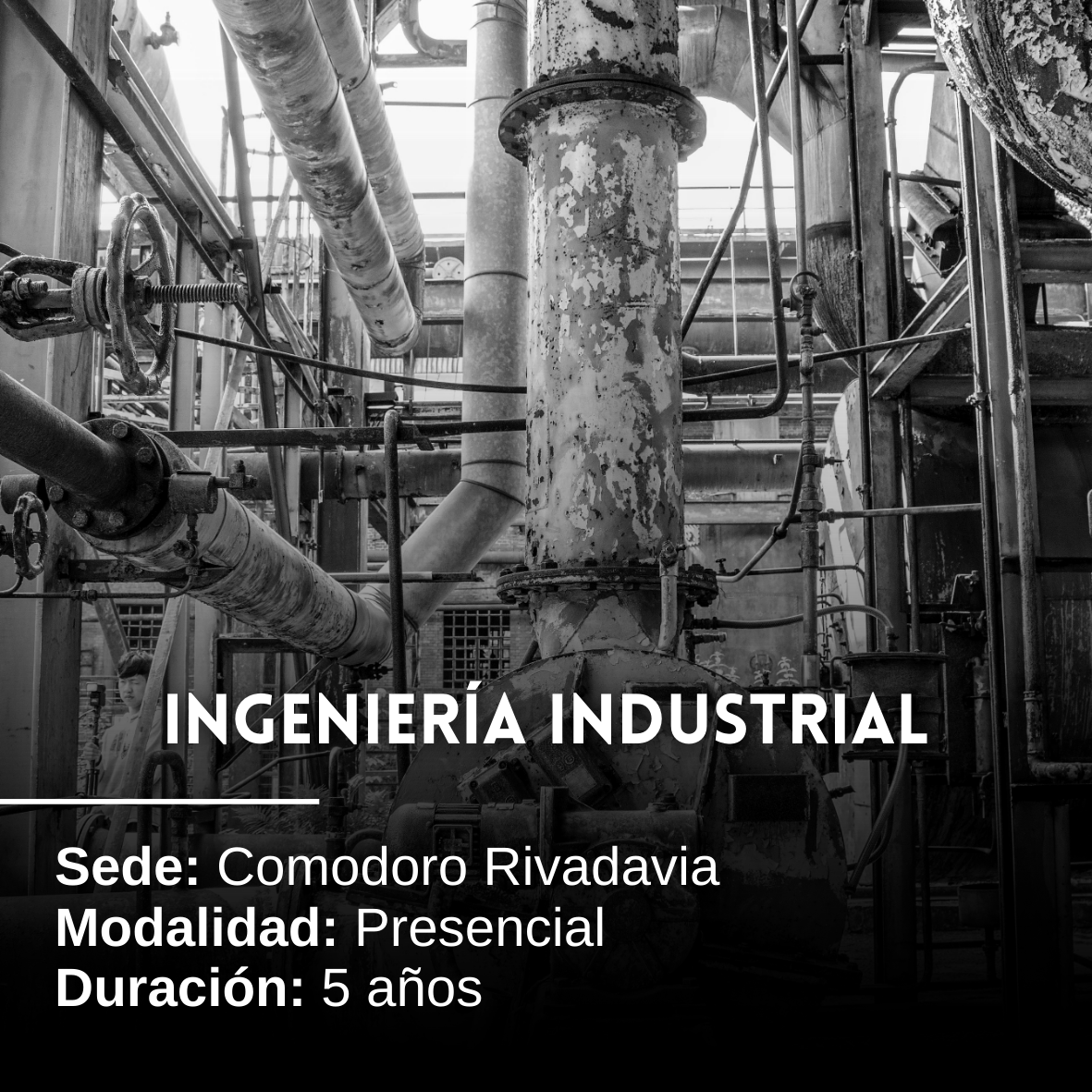 Ingeniería Industrial: 5 años, Presencial, Comodoro Rivadavia