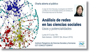 afiche An&aacute;lisis de redes en las Ciencias Sociales