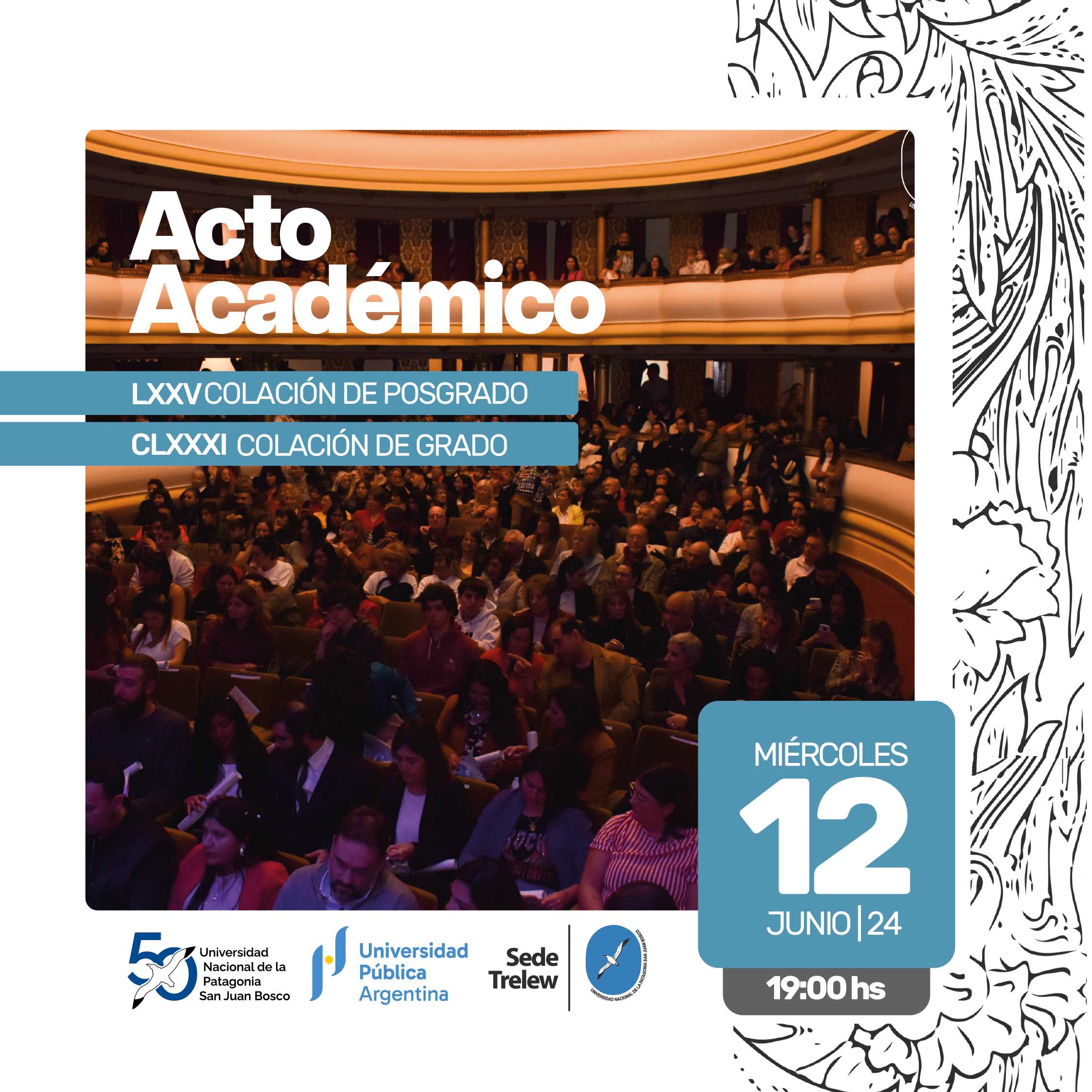 FLYER ACTO JUNIO 2024 PORTADA ACTO DECOLACION