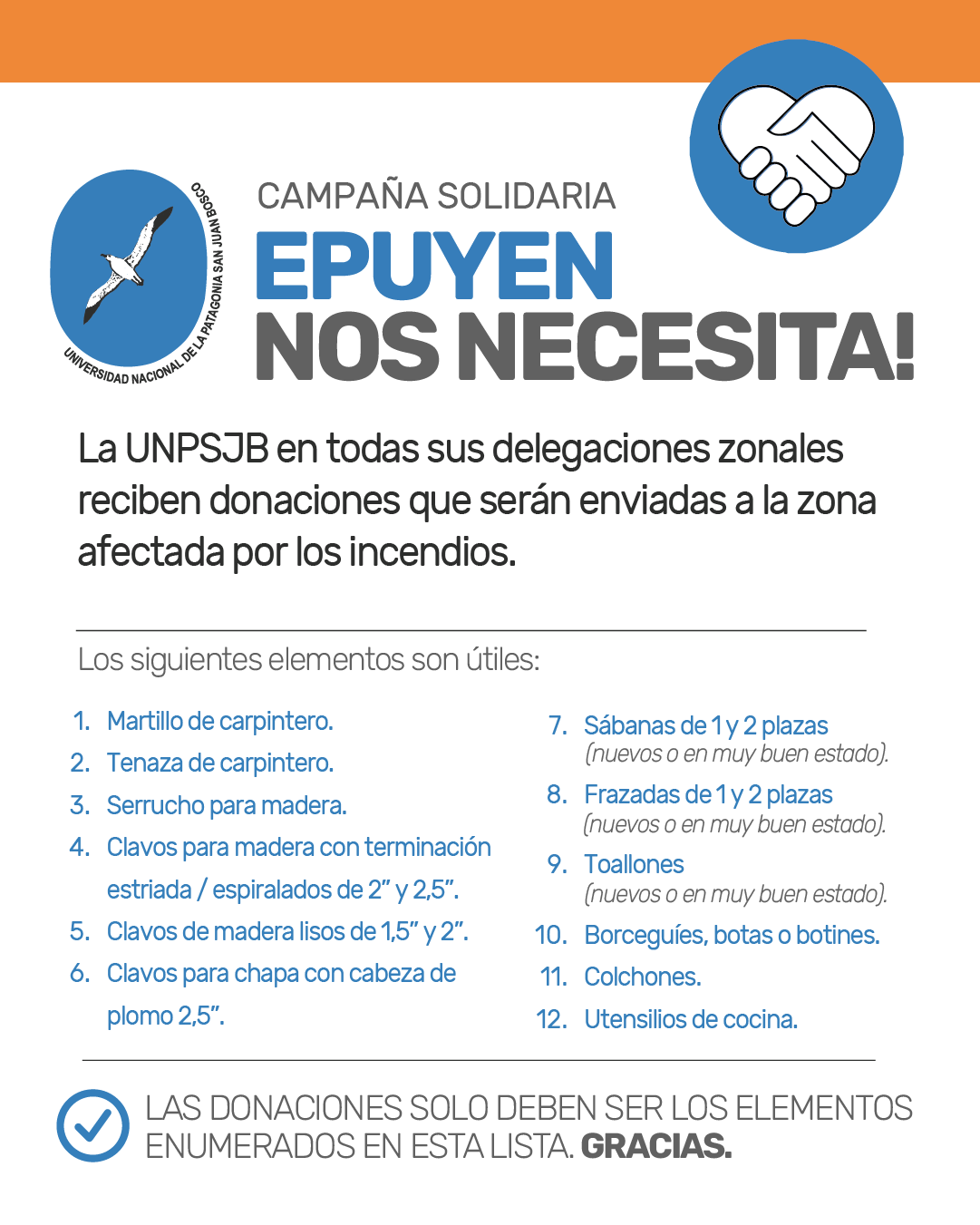 CAMPAÑA SOLIDARIA EPUYEN EPUYEN NOS NECESITA 001